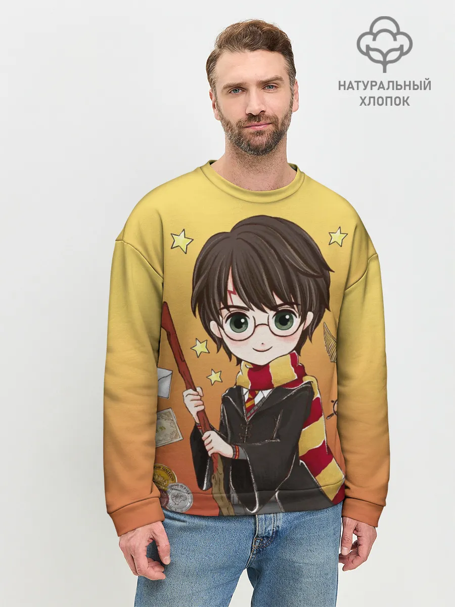 Мужской свитшот базовый / Гарри Поттер
