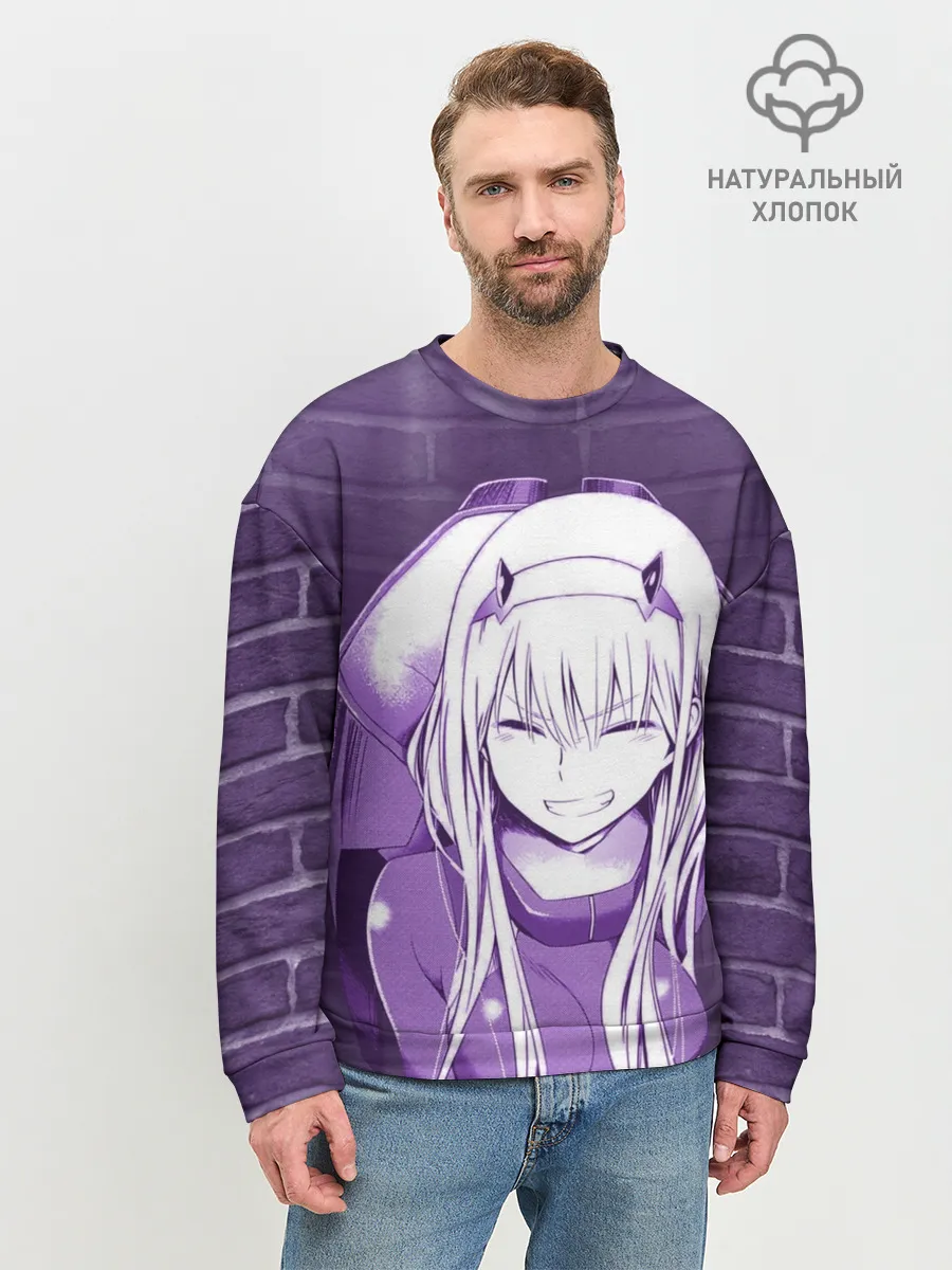 Мужской свитшот базовый / Zero Two brickwall