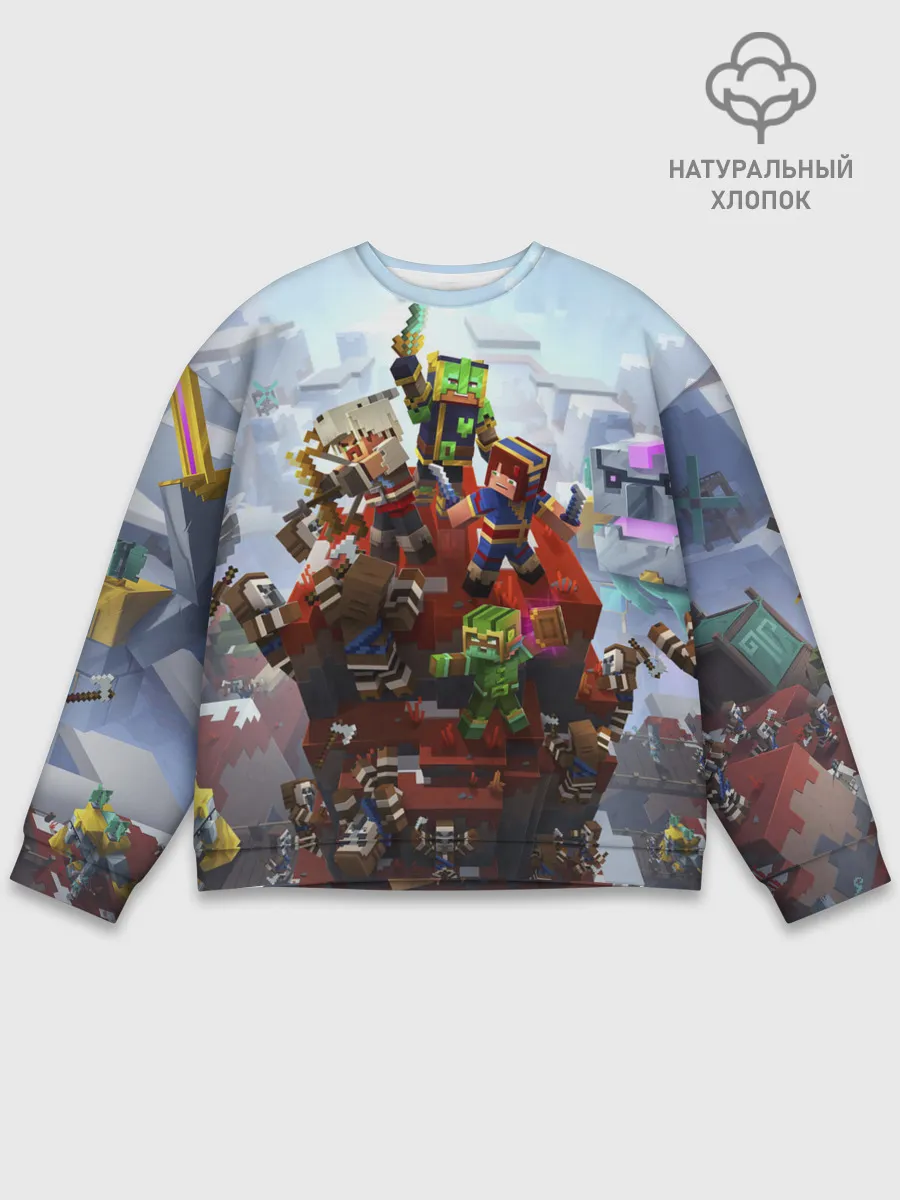 Мужской свитшот базовый / Minecraft Dungeons
