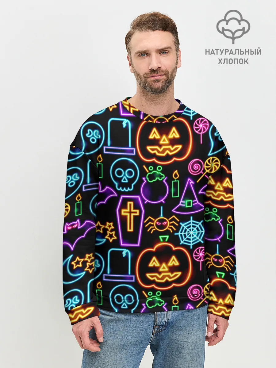 Мужской свитшот базовый / Halloween