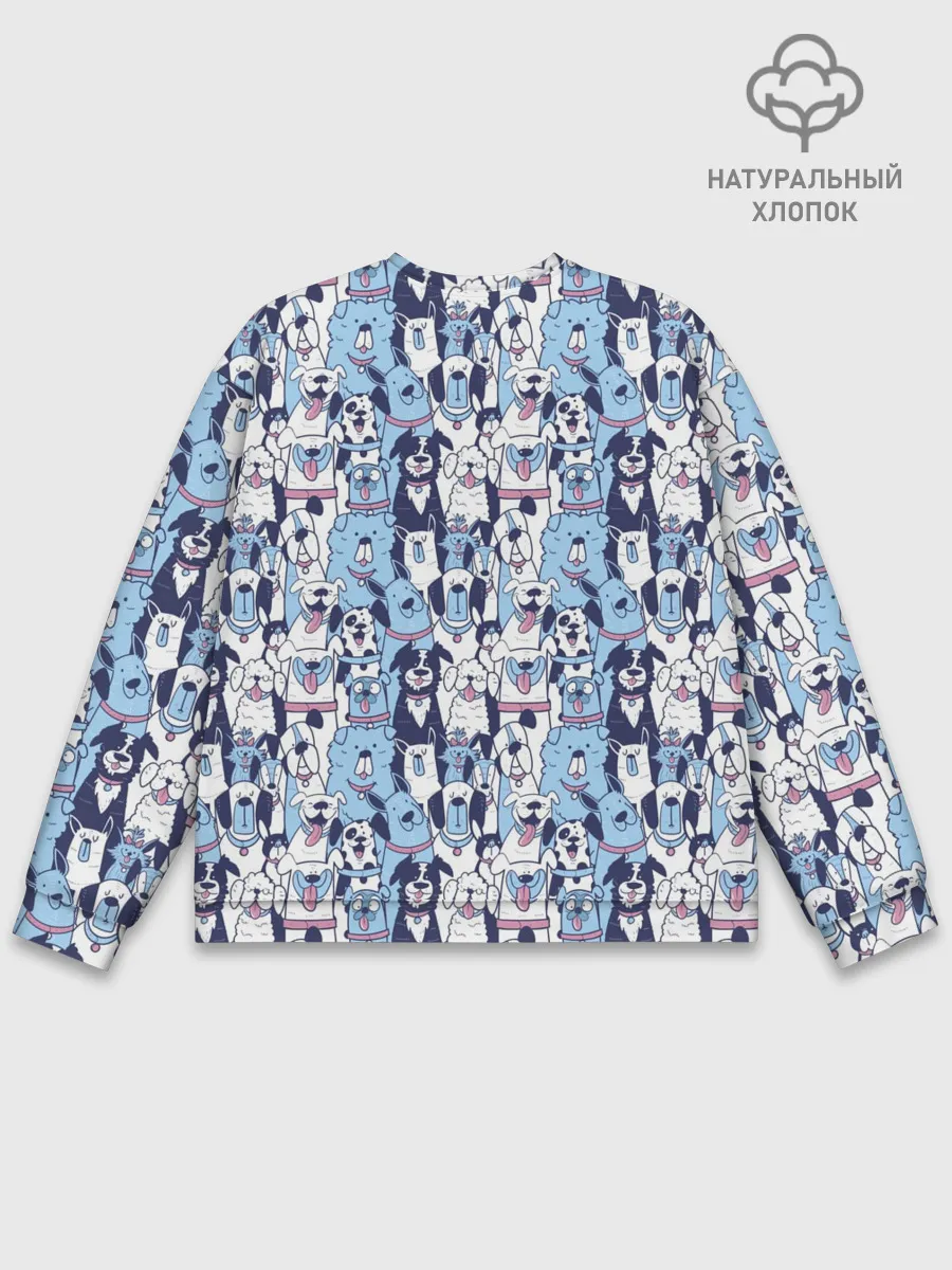 Мужской свитшот базовый / МИЛЫЕ ПЕСИКИ