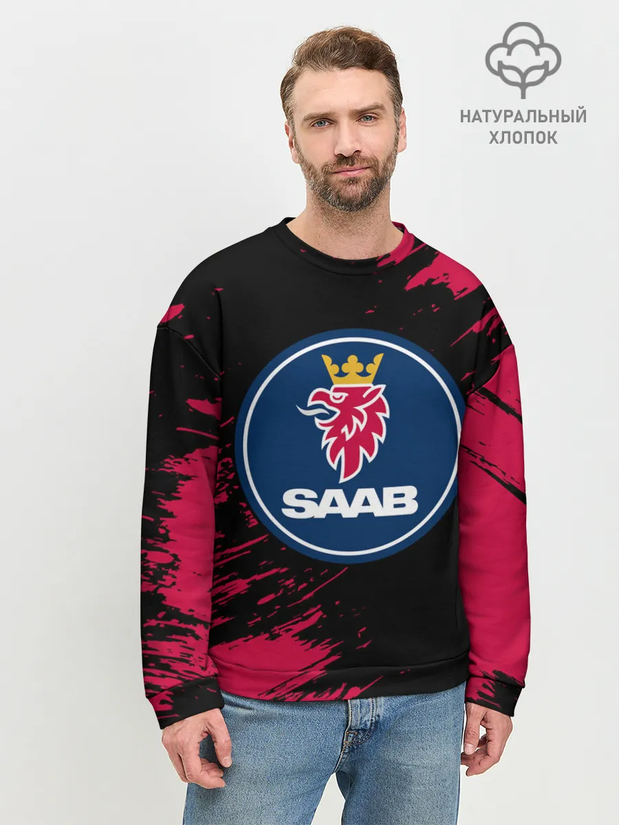 Мужской свитшот базовый / SAAB / Сааб