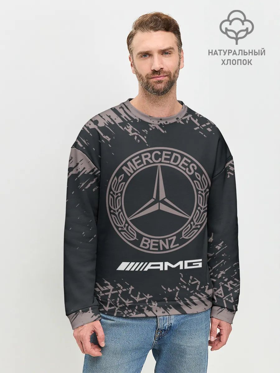 Мужской свитшот базовый / MERCEDES / Мерседес
