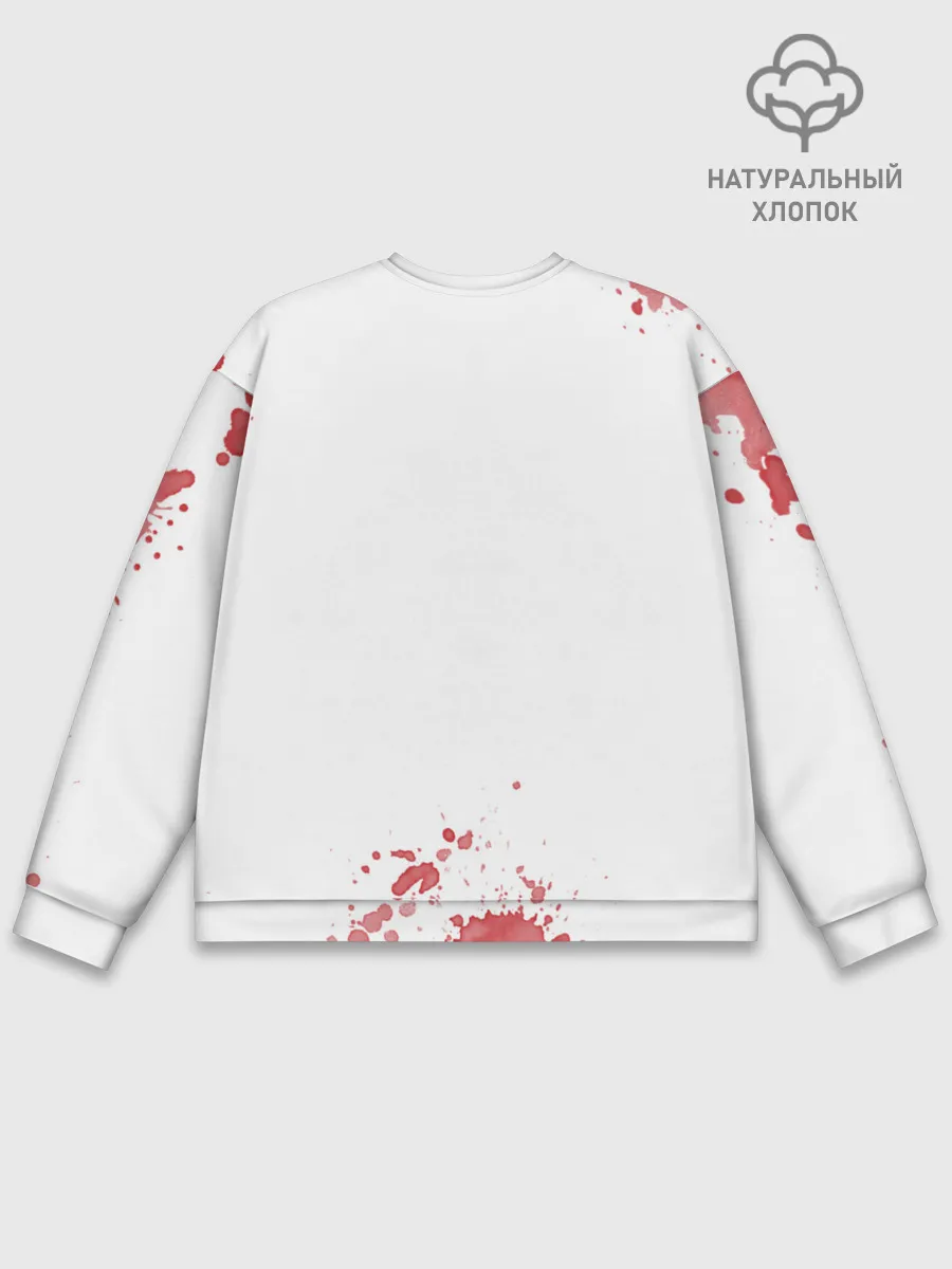 Мужской свитшот базовый / Лицо со шрамом