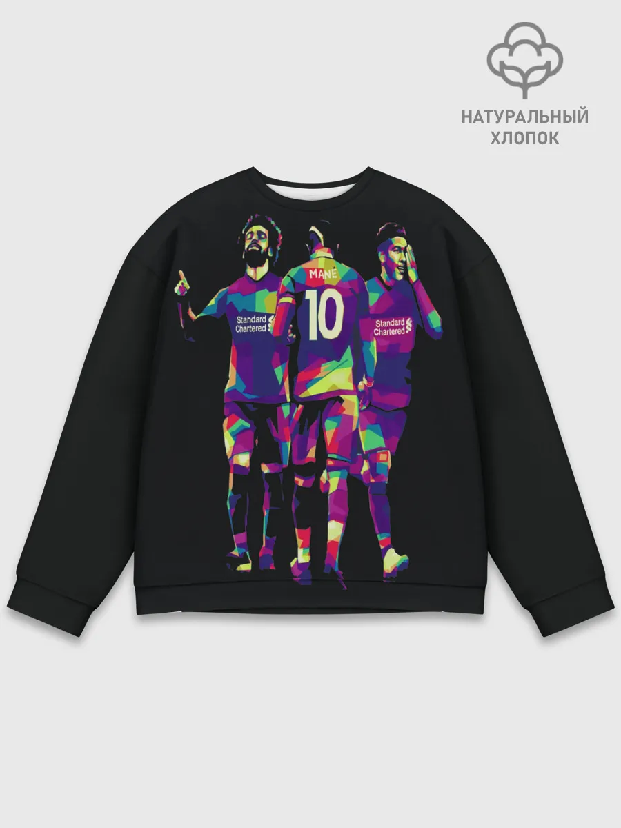Мужской свитшот базовый / Ливерпульская тройка