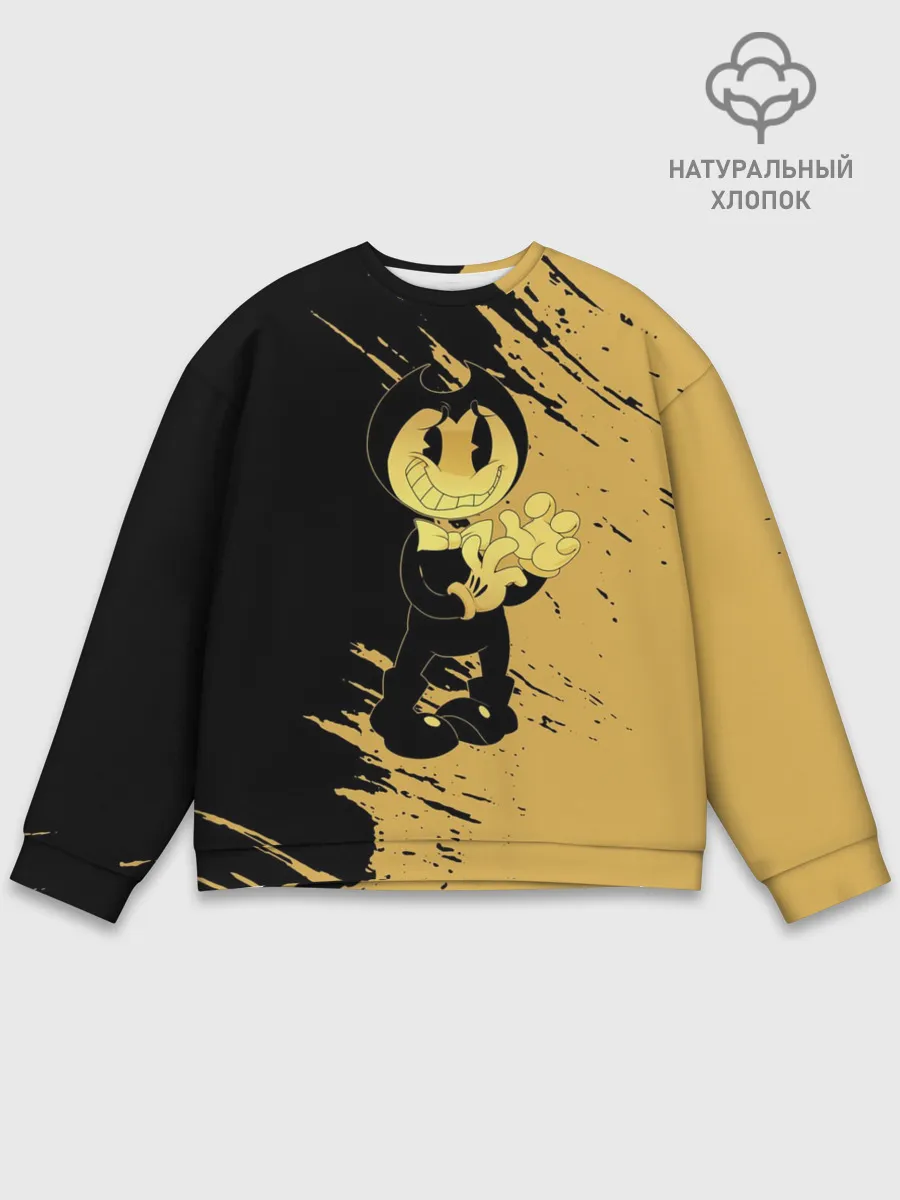 Мужской свитшот базовый / Bendy And The Ink Machine