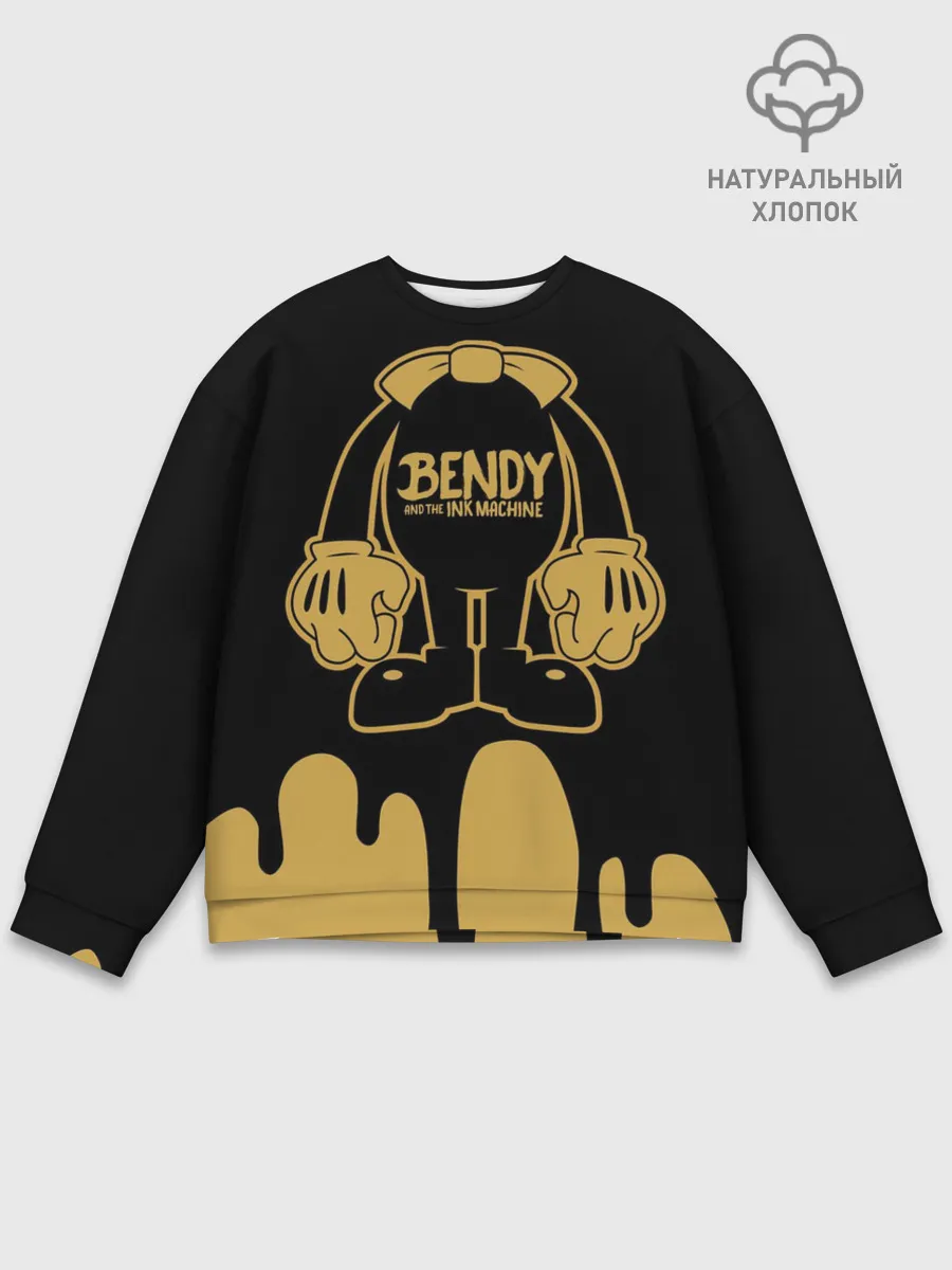 Мужской свитшот базовый / Bendy And The Ink Machine