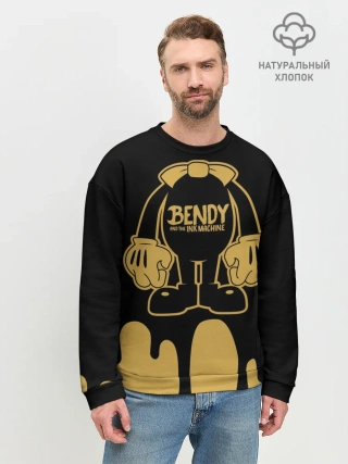 Мужской свитшот базовый / Bendy And The Ink Machine