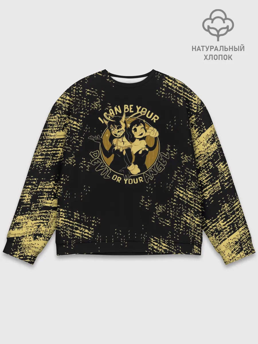 Мужской свитшот базовый / Bendy And The Ink Machine