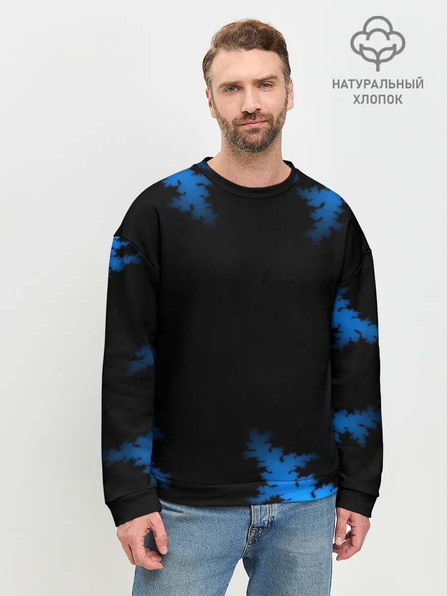 Мужской свитшот базовый / Морозный узор
