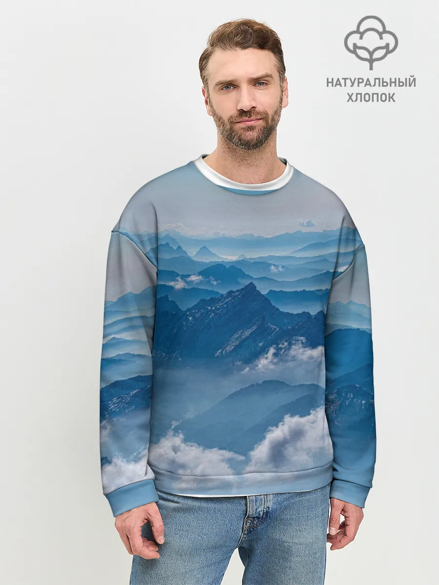 Мужской свитшот базовый / Горы