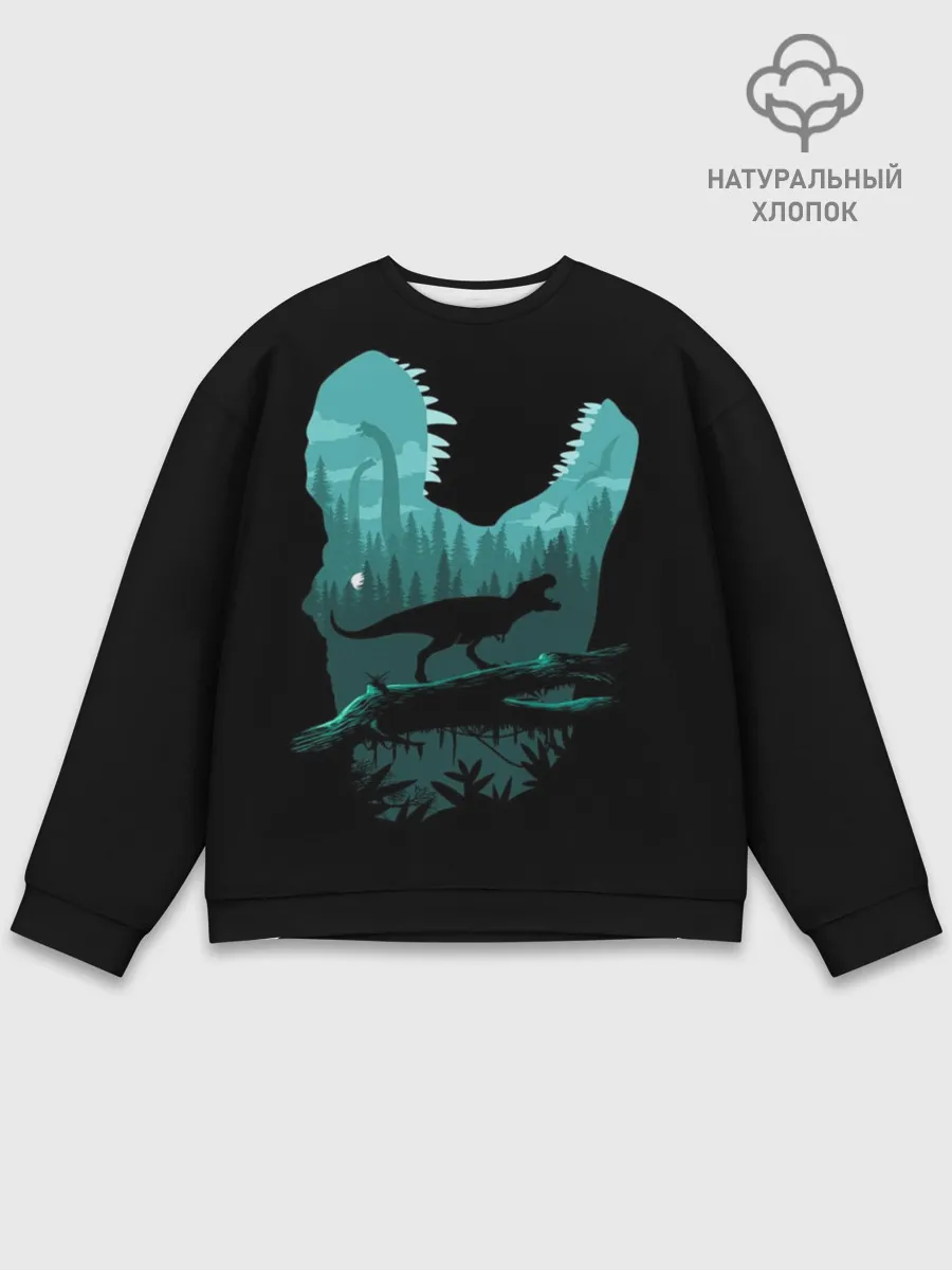 Мужской свитшот базовый / T-Rex