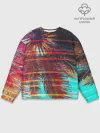 Мужской свитшот базовый / Palm glitch art