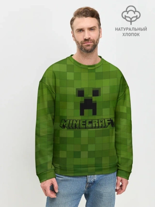Мужской свитшот базовый / Minecraft