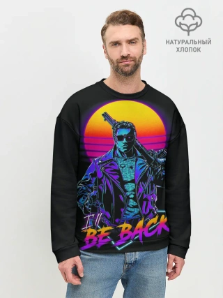 Мужской свитшот базовый / I WILL BE BACK | TERMINATOR