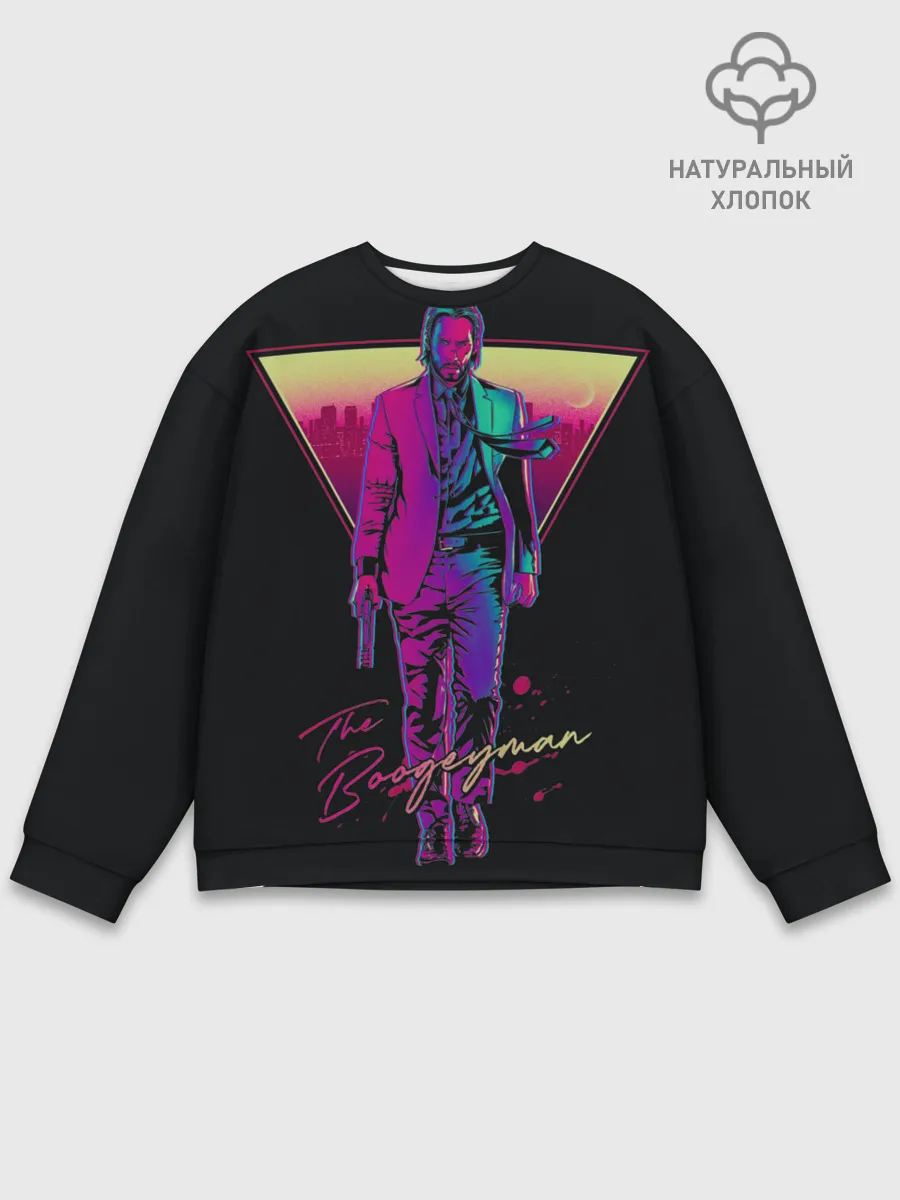 Мужской свитшот базовый / Киану Ривз | John Wick