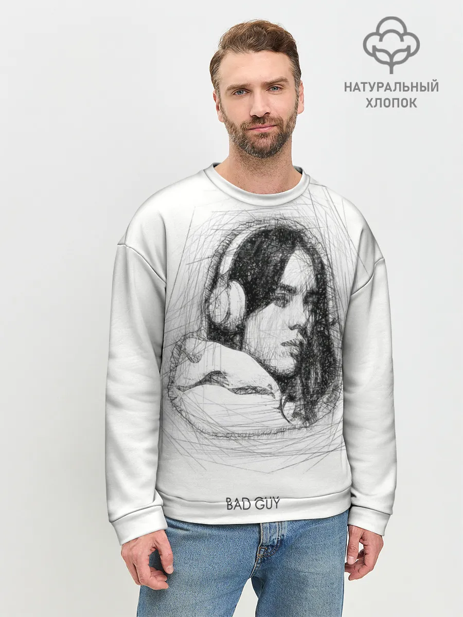 Мужской свитшот базовый / Billie Eilish