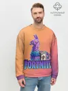 Мужской свитшот базовый / Fortnite | Lama
