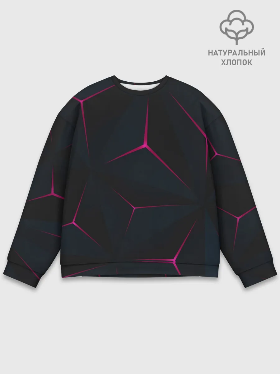 Мужской свитшот базовый / Тетраэдр