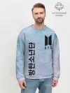 Мужской свитшот базовый / BTS / БТС.