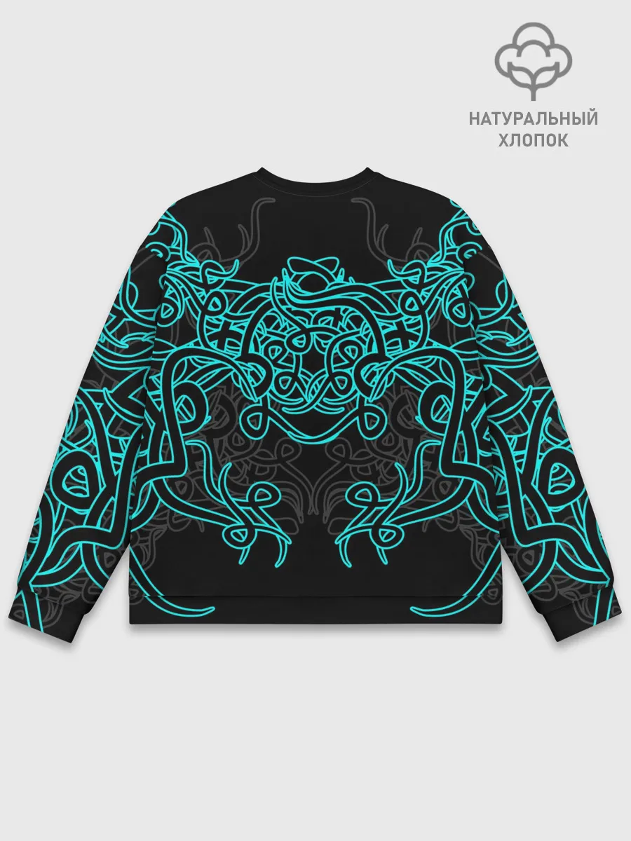 Мужской свитшот базовый / Узоры магия