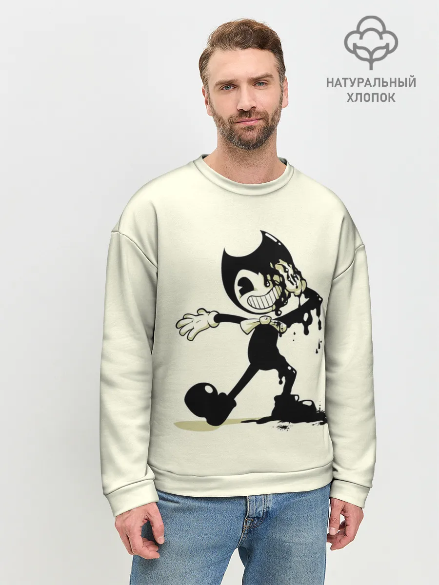Мужской свитшот базовый / Bendy And The Ink Machine