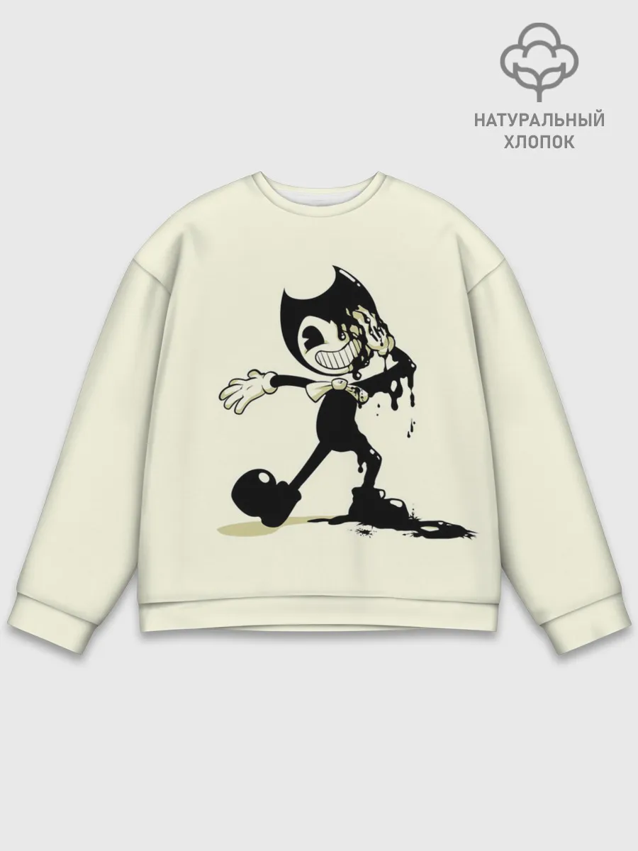 Мужской свитшот базовый / Bendy And The Ink Machine