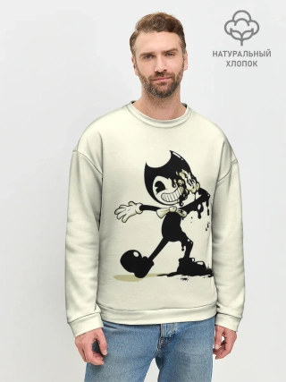 Мужской свитшот базовый / Bendy And The Ink Machine