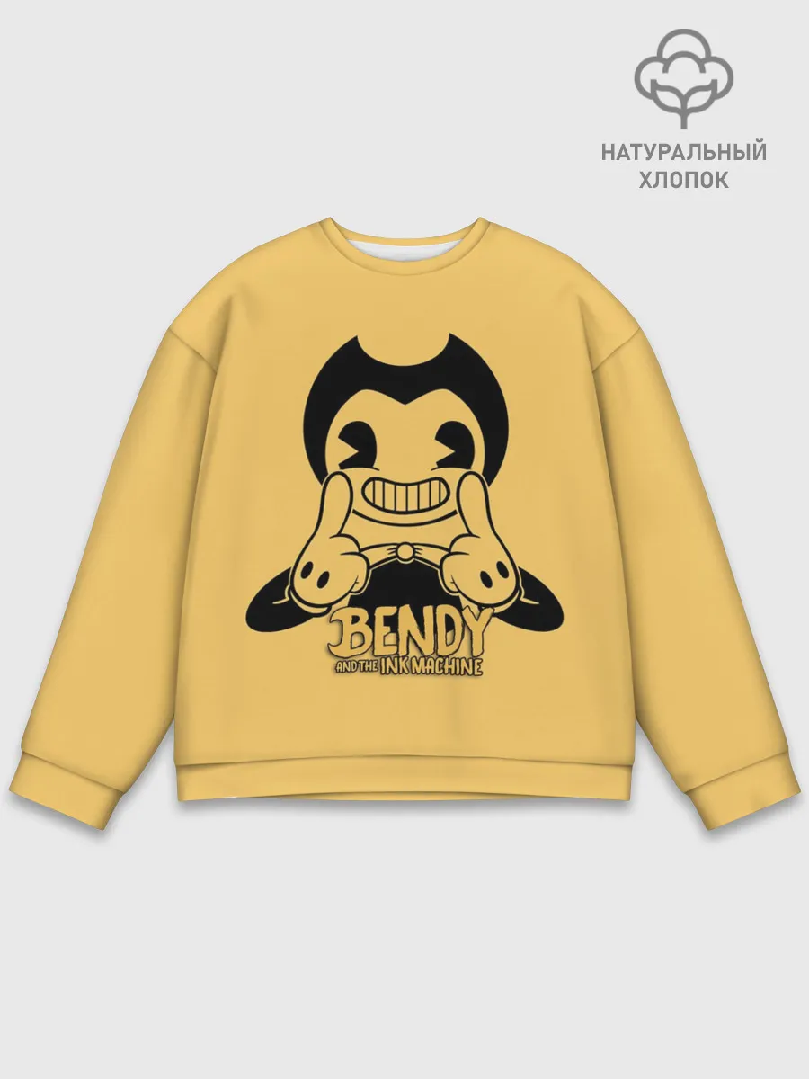 Мужской свитшот базовый / Bendy And The Ink Machine