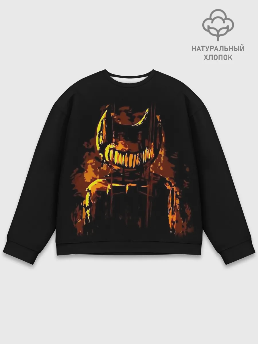 Мужской свитшот базовый / Bendy And The Ink Machine