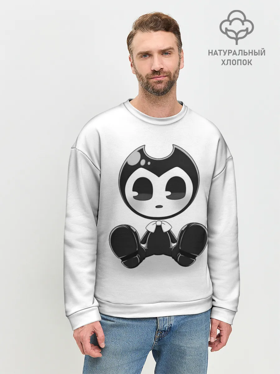 Мужской свитшот базовый / Bendy And The Ink Machine