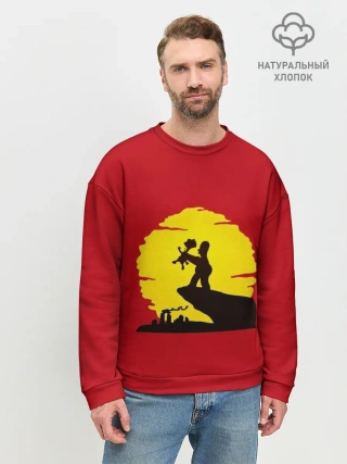 Мужской свитшот базовый / КОРОЛЬ БАРТ