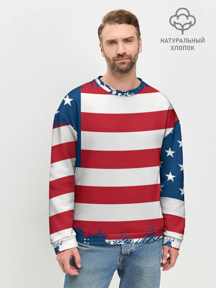 Мужской свитшот базовый / Америка