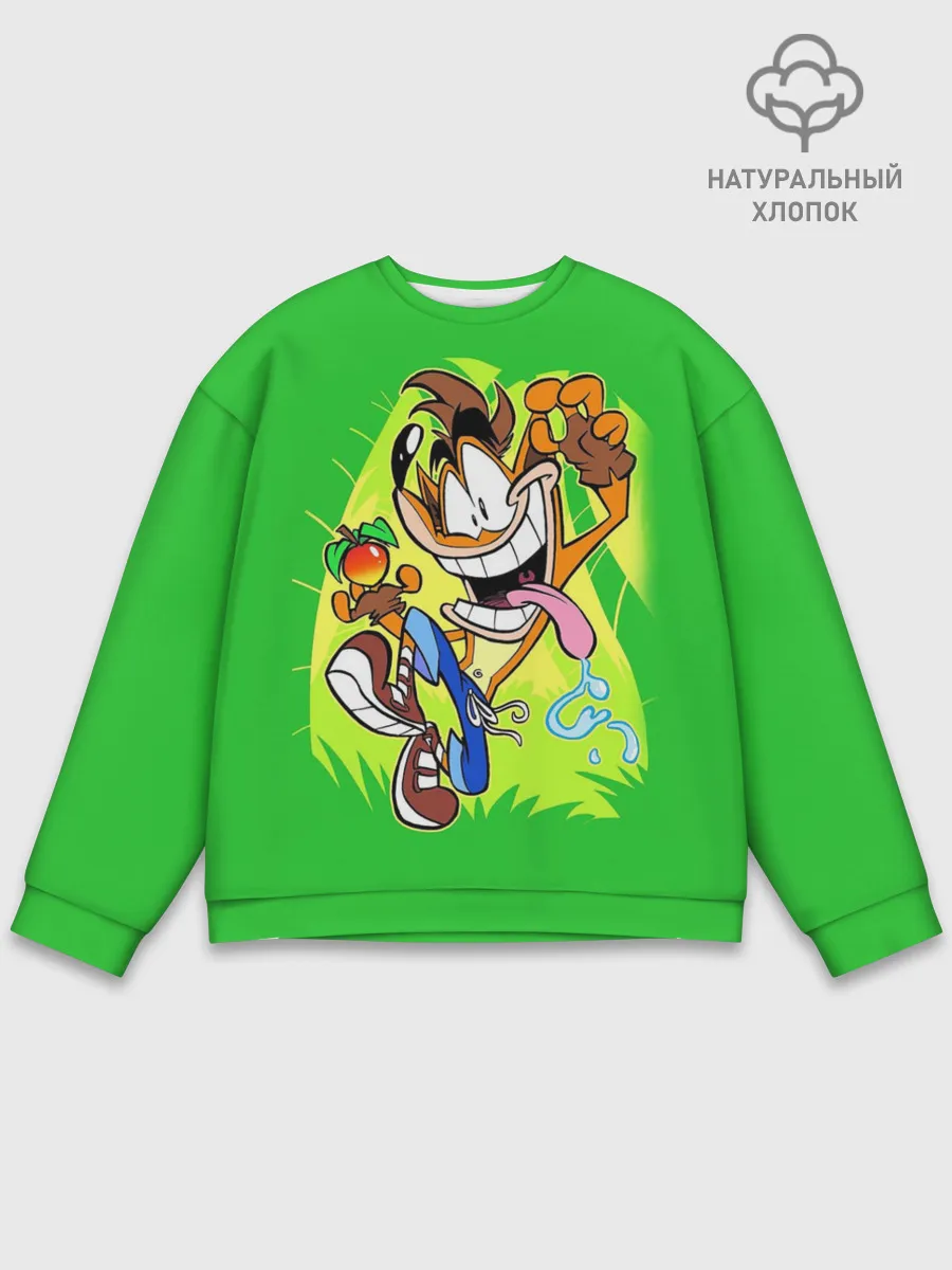 Мужской свитшот базовый / CRASH BANDICOOT
