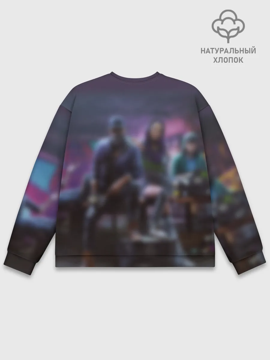 Мужской свитшот базовый / Watch dogs