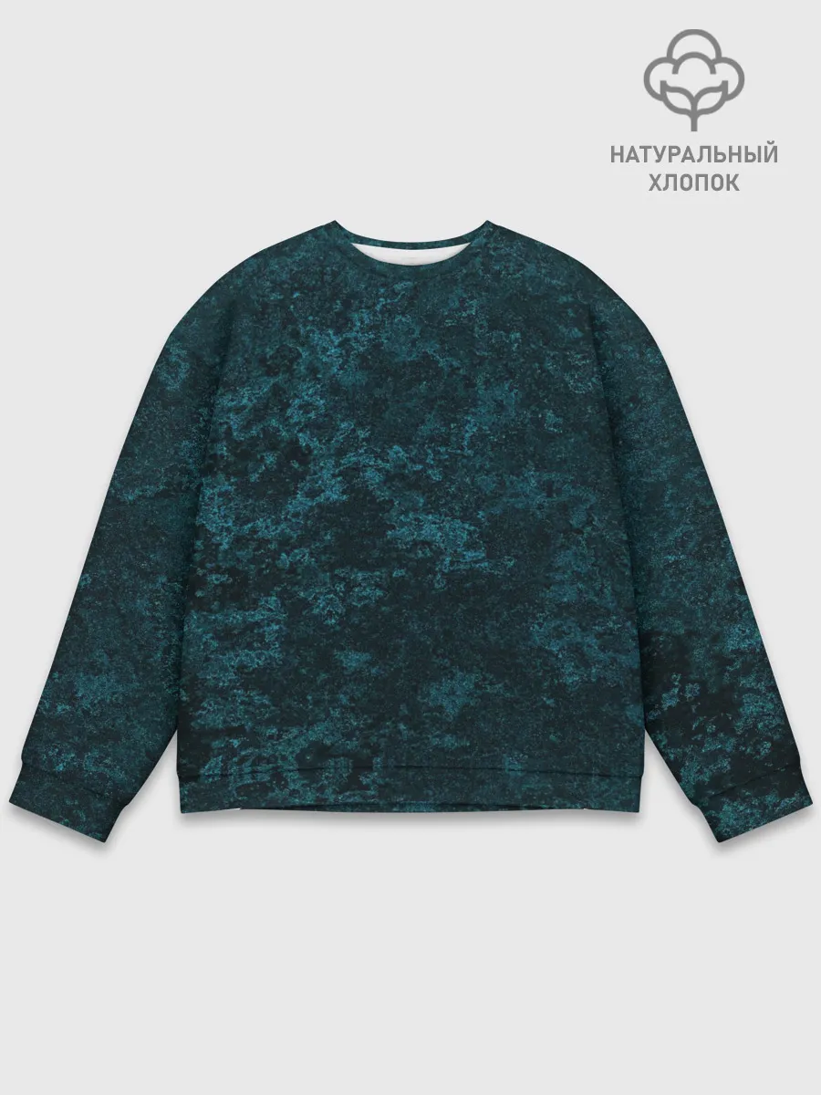 Мужской свитшот базовый / ТЕКСТУРА МЕТАЛЛА