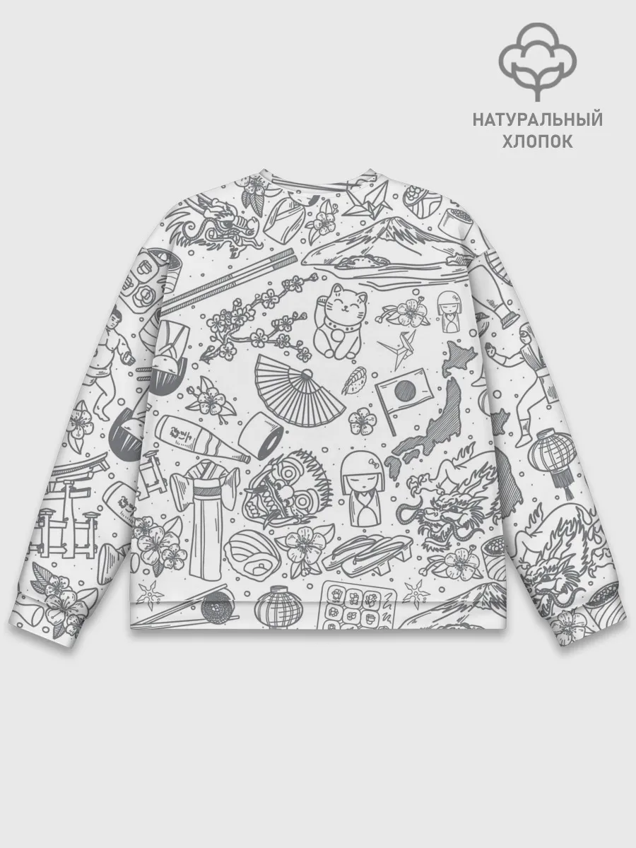 Мужской свитшот базовый / Япония | Страна Восходящего Солнца