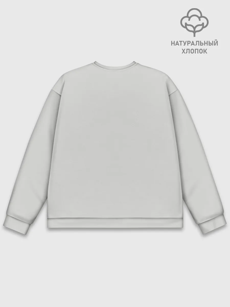 Мужской свитшот базовый / Серьёзная Панда