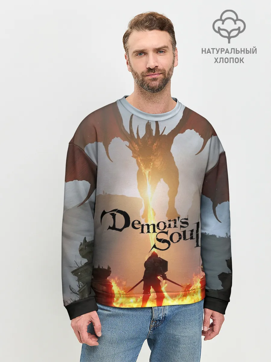 Мужской свитшот базовый / Demons Souls
