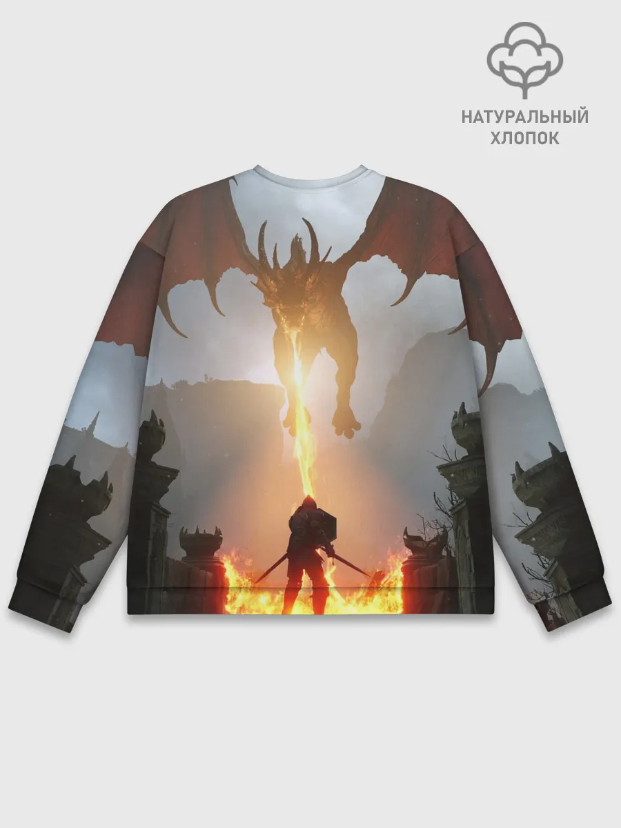 Мужской свитшот базовый / Demons Souls