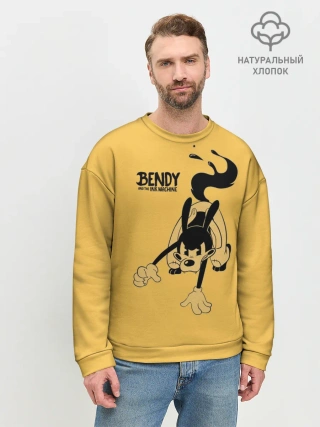 Мужской свитшот базовый / Bendy And The Ink Machine