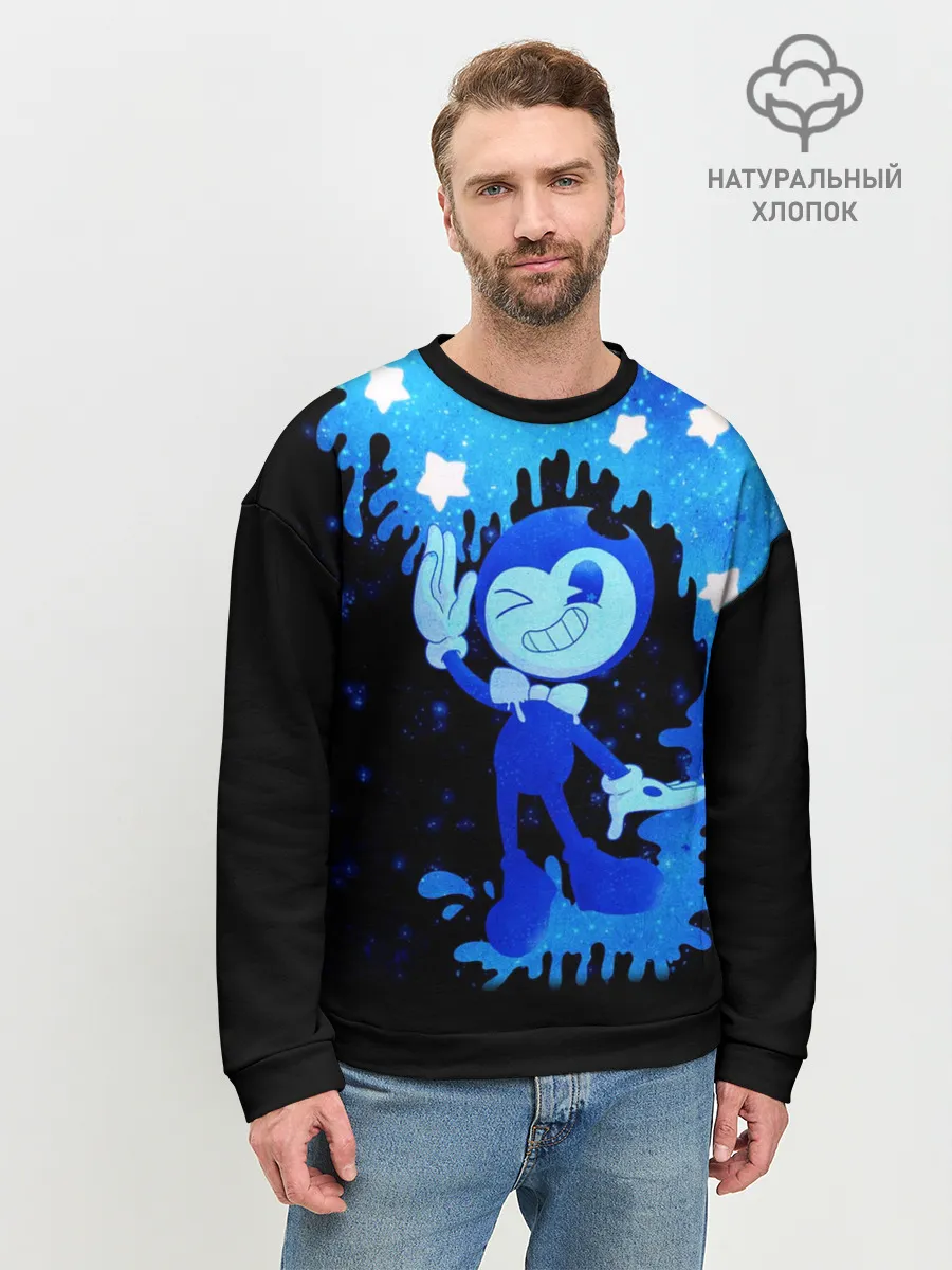 Мужской свитшот базовый / Bendy And The Ink Machine