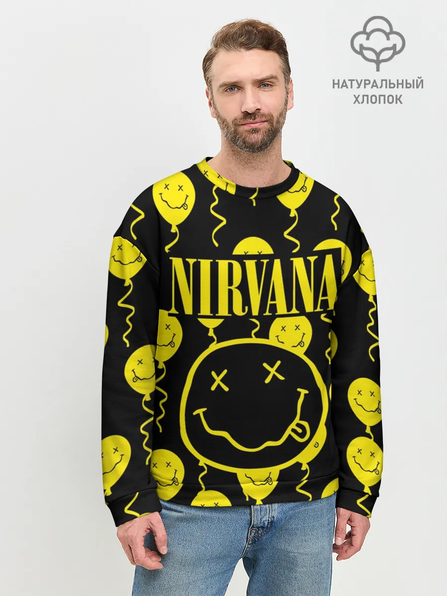 Мужской свитшот базовый / NIRVANA