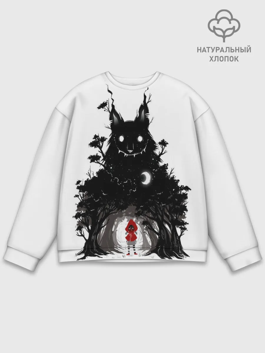 Мужской свитшот базовый / Красная шапочка