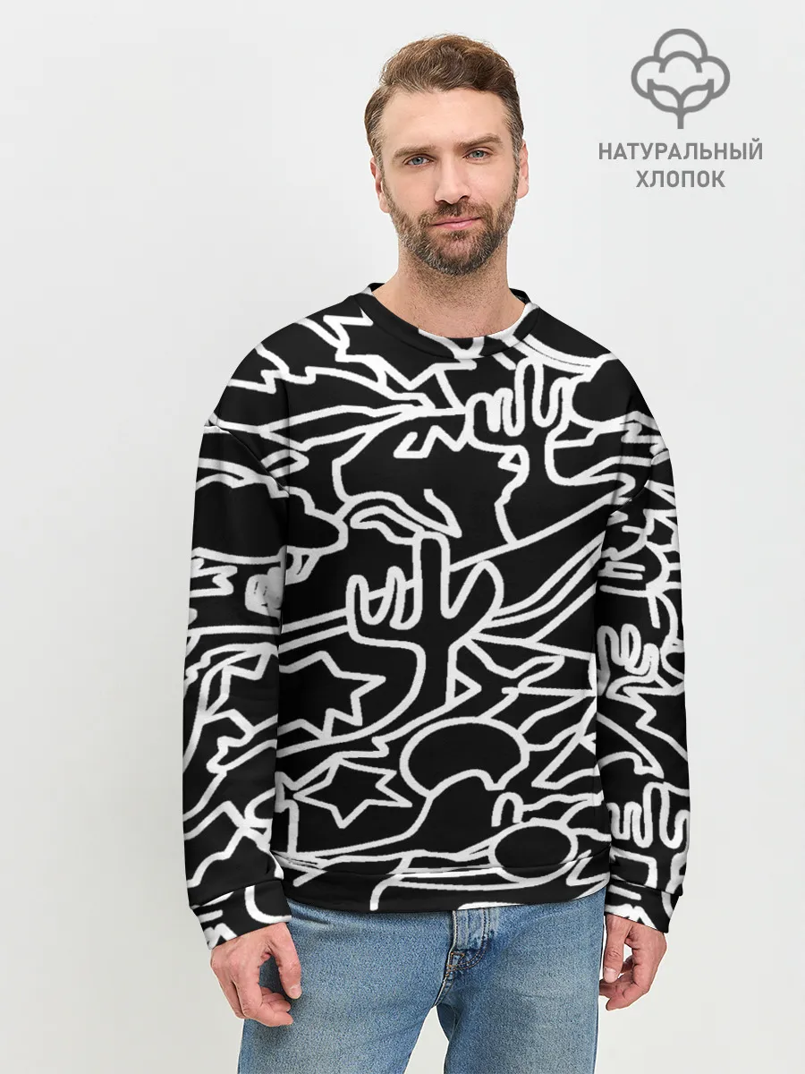 Мужской свитшот базовый / Mexican road