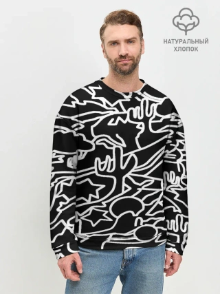 Мужской свитшот базовый / Mexican road