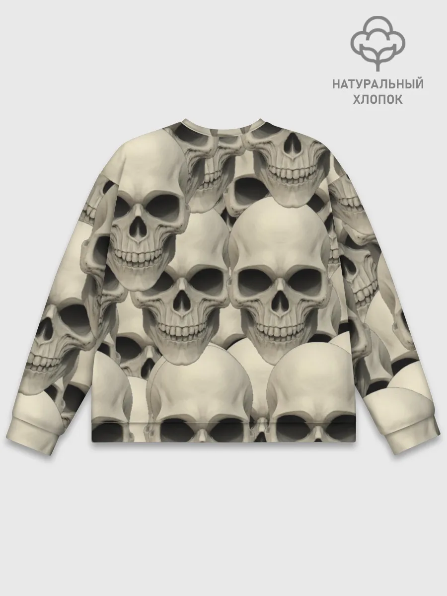 Мужской свитшот базовый / Черепа