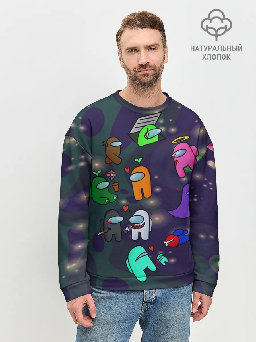 Мужской свитшот базовый / Among Us