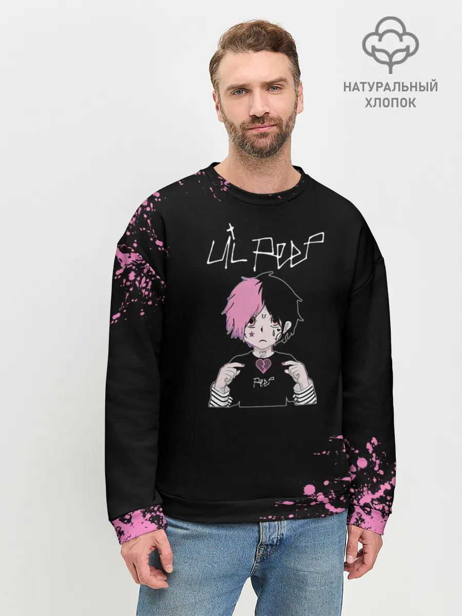 Мужской свитшот базовый / Лил Пип