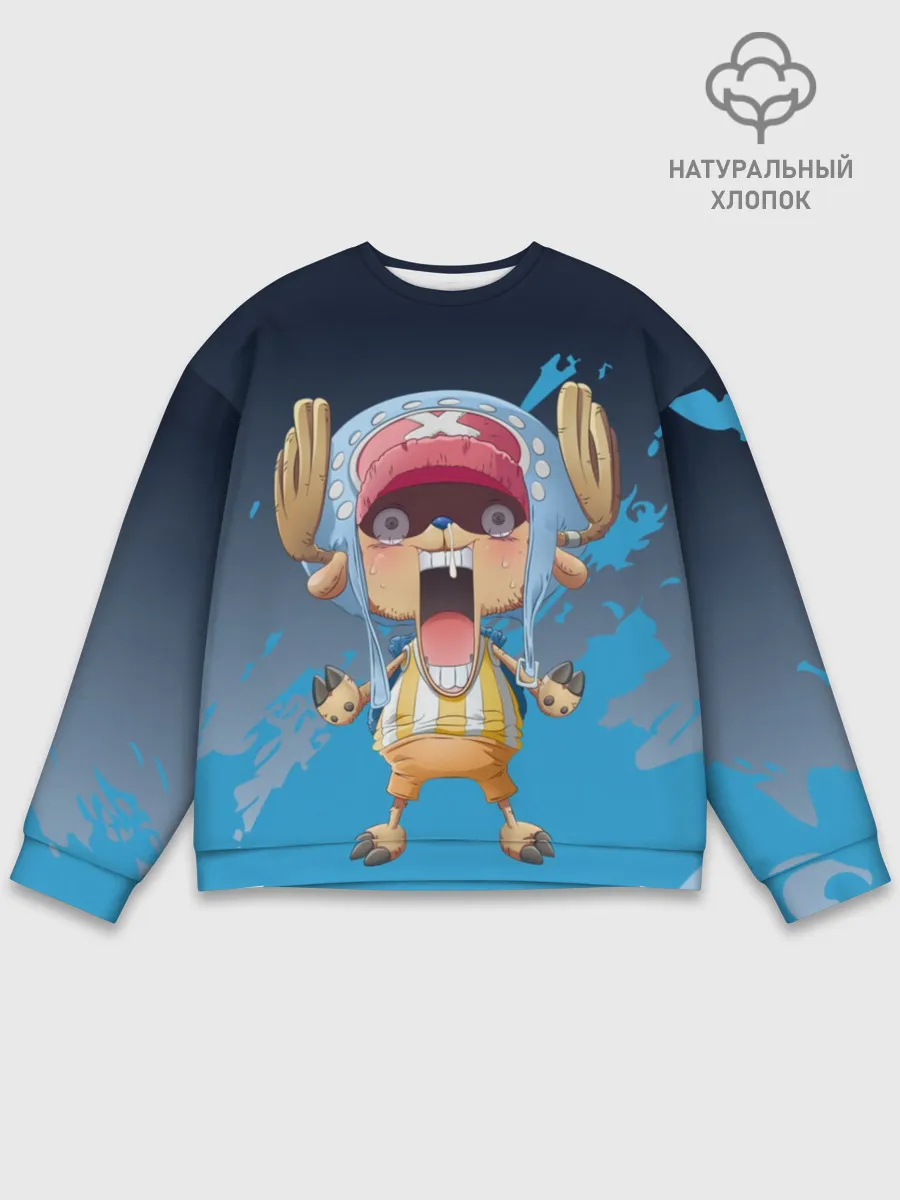 Мужской свитшот базовый / One Piece. Тони Чоппер